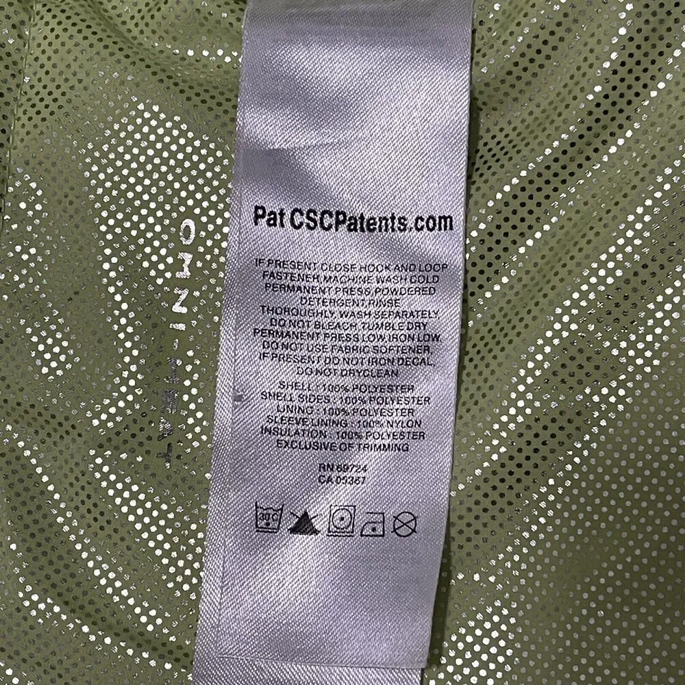 Columbia Jacket Youth XL Green Waterproof Magic Mile Tippet Digi Print Outdoor